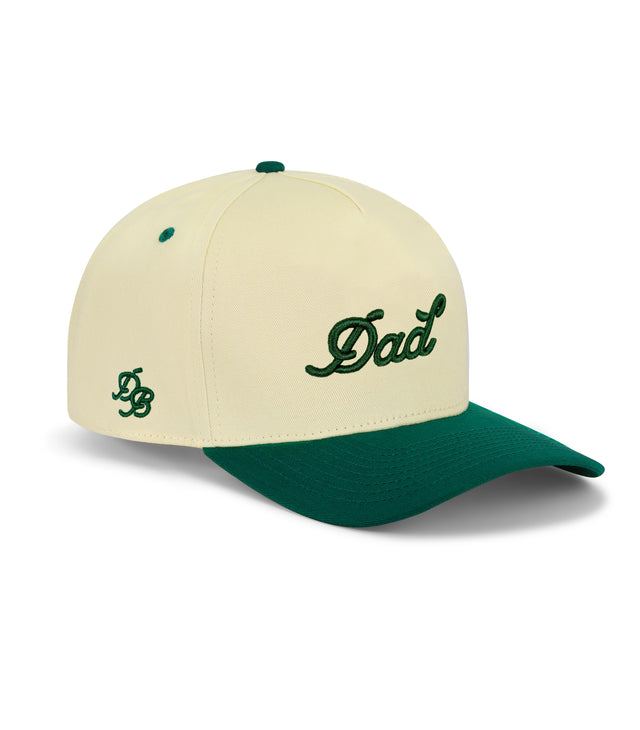 Dad Snapback | Cream & Green