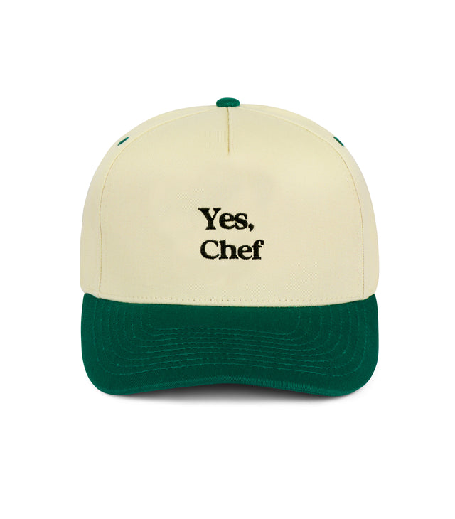 Yes, Chef | Cream & Green Snapback Hat