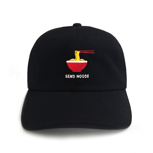send noods embroidered hat funny hats dad hat 6 panel hat gifts for dads dad brand